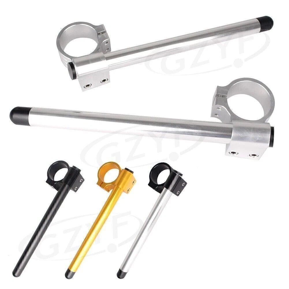 53MM Fork Black 6061 Aluminum Clip On Handlebar for Motorcycle