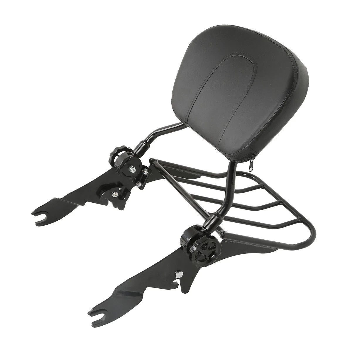 Detachable Backrest Sissy Bar & Luggage Rack for Harley Touring (2009–2025)