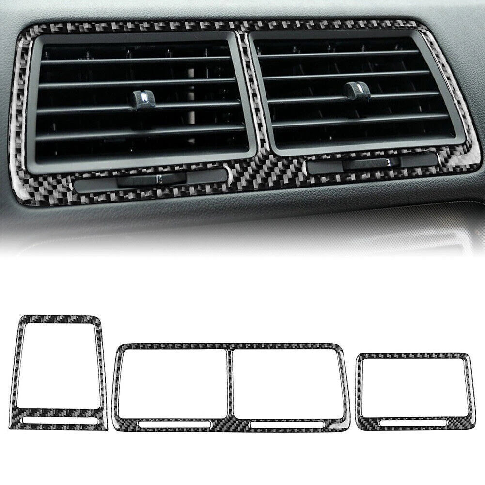 Carbon Fiber Interior Air Vent Outlet Cover Trim for Dodge Challenger (2008–2014)