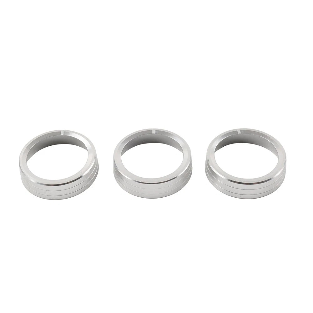 Center Console AC Switch Control Knob Ring for Kia Cerato K3 Forte (2017–2018) Silver