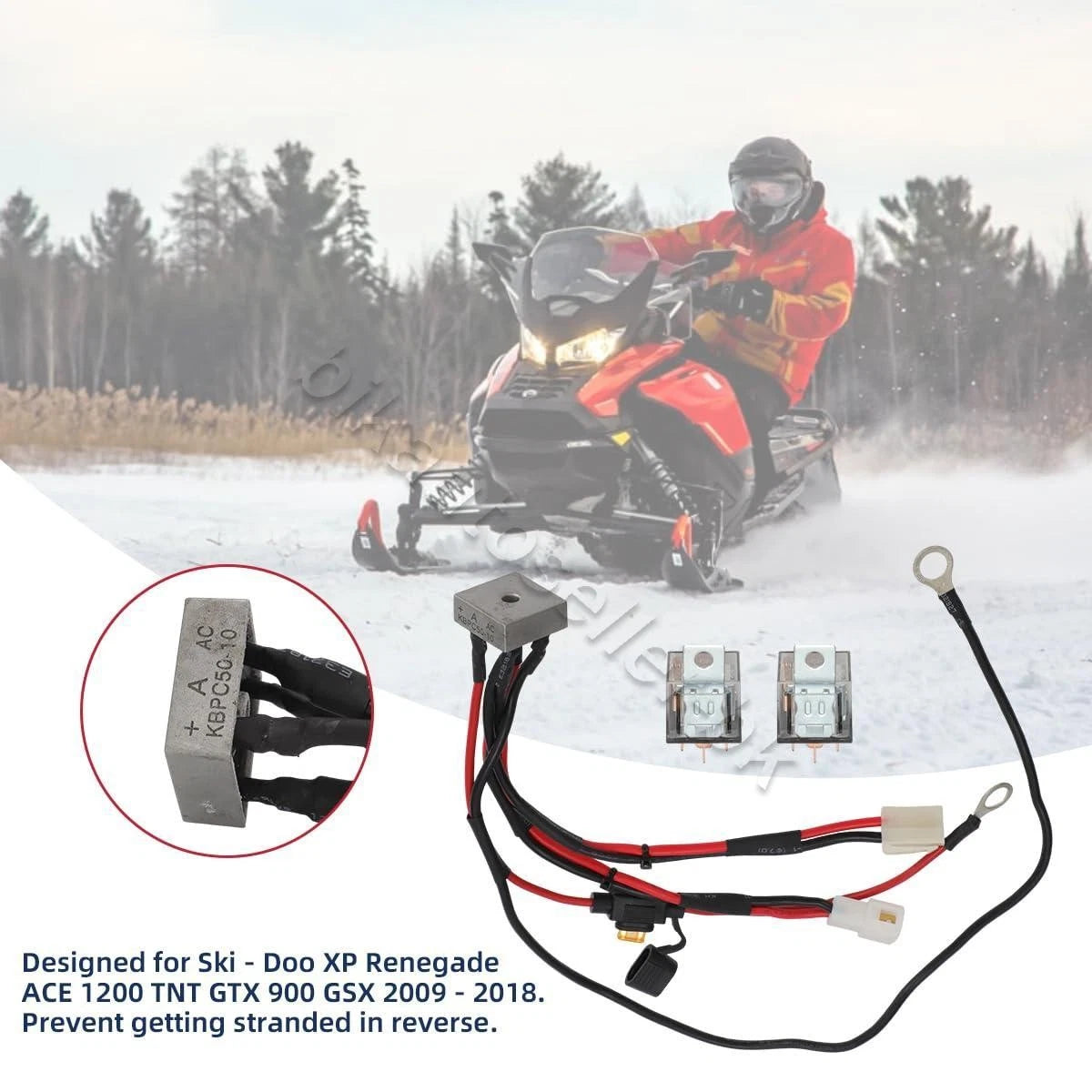 Reverse Motor Servo Fix Kit for Ski-Doo XP Renegade (2009–2018)