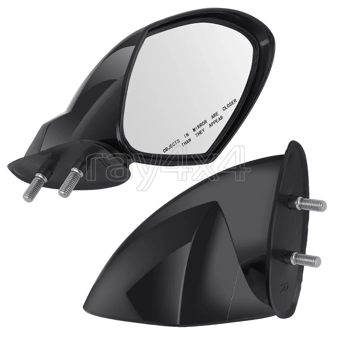 2 Black Mirrors for Yamaha VX WaveRunner (2005–2009)