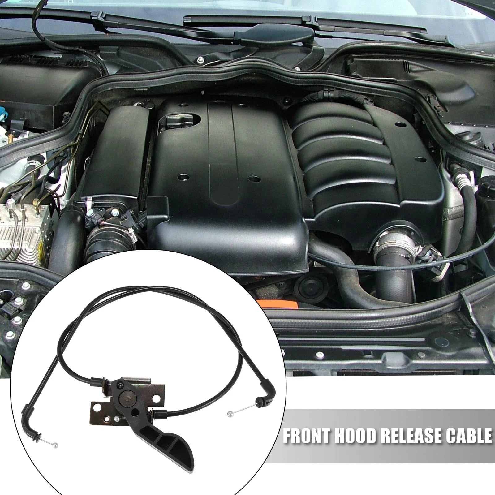 Engine Hood Release Cable for BMW 528i 535i 530i 760Li (2004–2016)