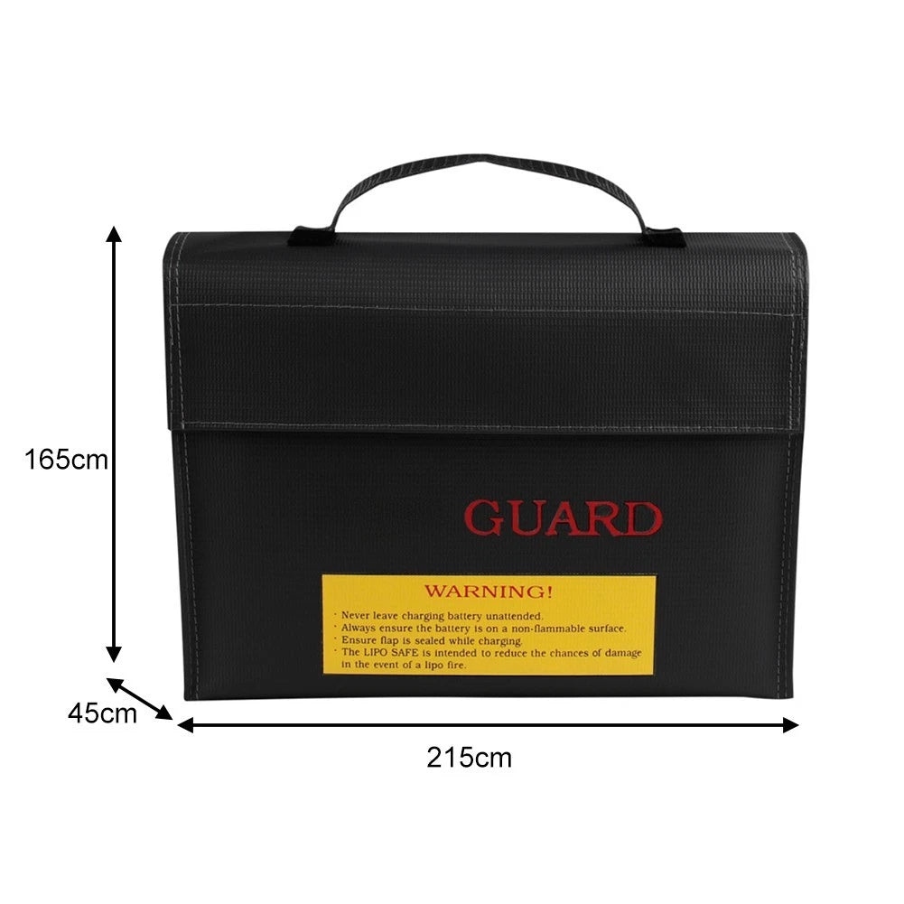 Flame Retardant Safe Charging Battery Bag for Lithium Ion Battery Packs