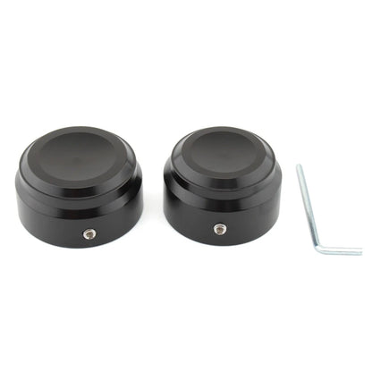 1 Pair Rear Axle Covers Black Aluminum for Harley Nightster 975 (2022–2023)
