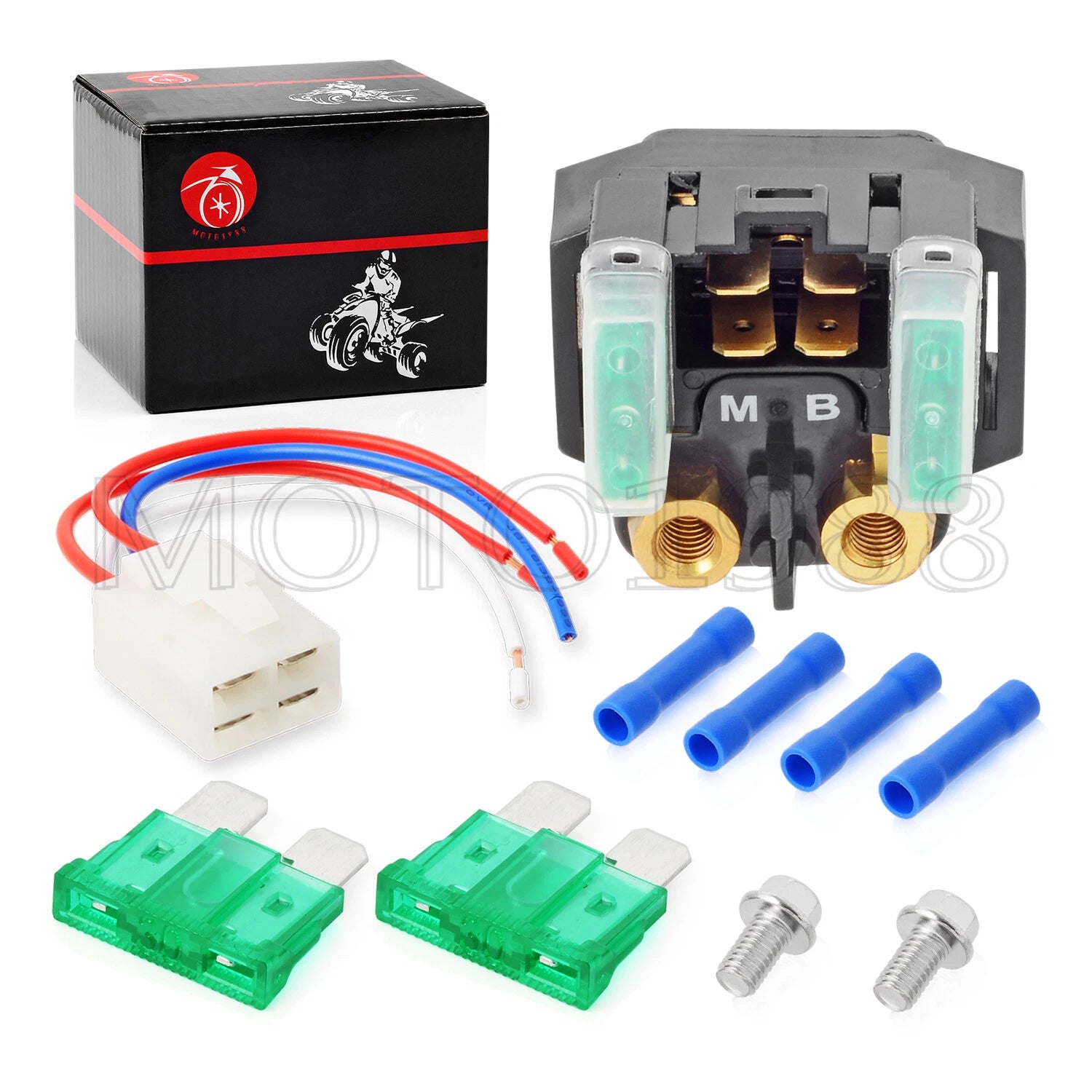 Starter Solenoid Relay Kit for Yamaha V-Star 1100 XVS1100 XVS1300 XV1900 (1999–2017)