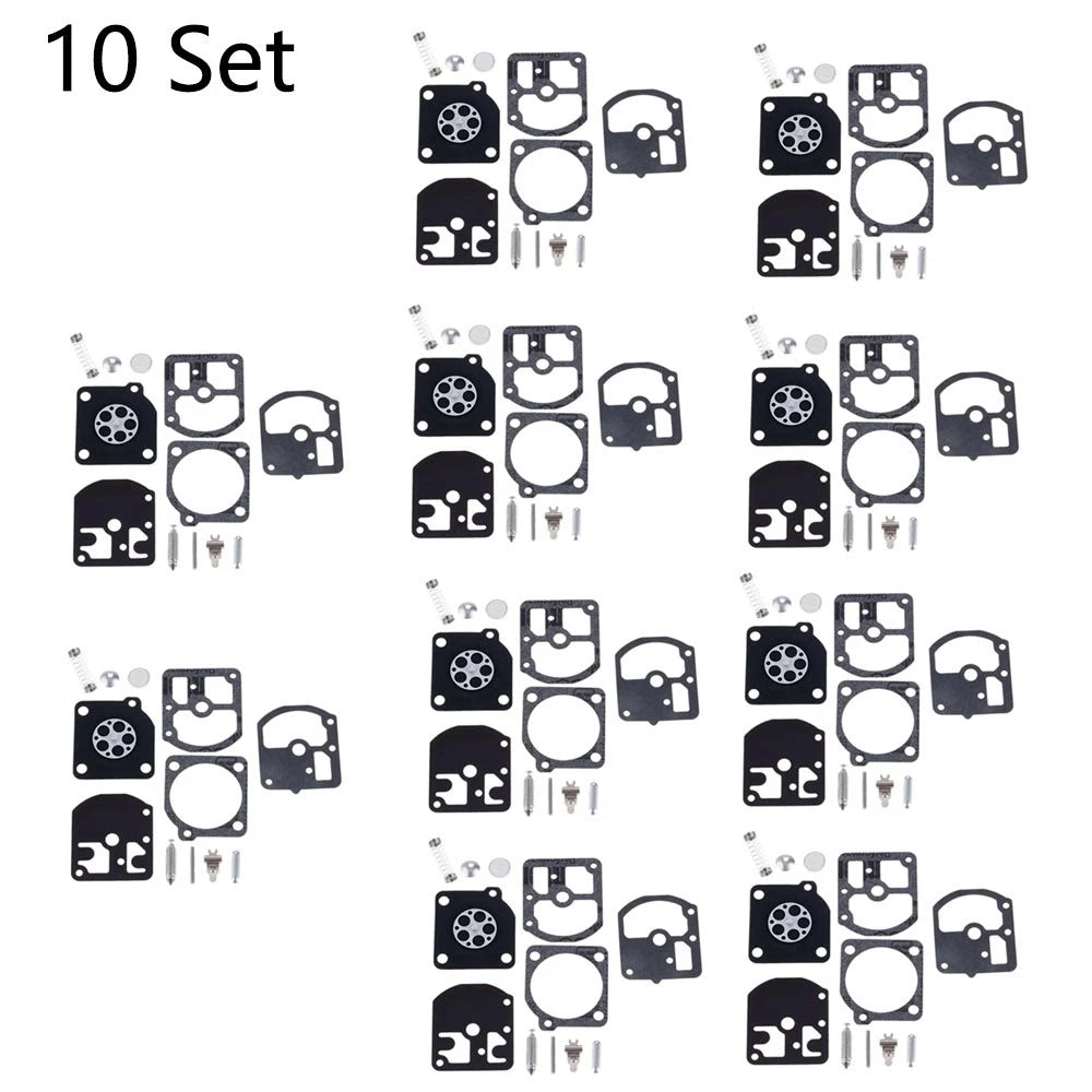 Set of 10 Carburetor Repair Kits for STIHL (09, 010, 011, 012) ZAMA RB-5 RB-7 RB-11 RB-14