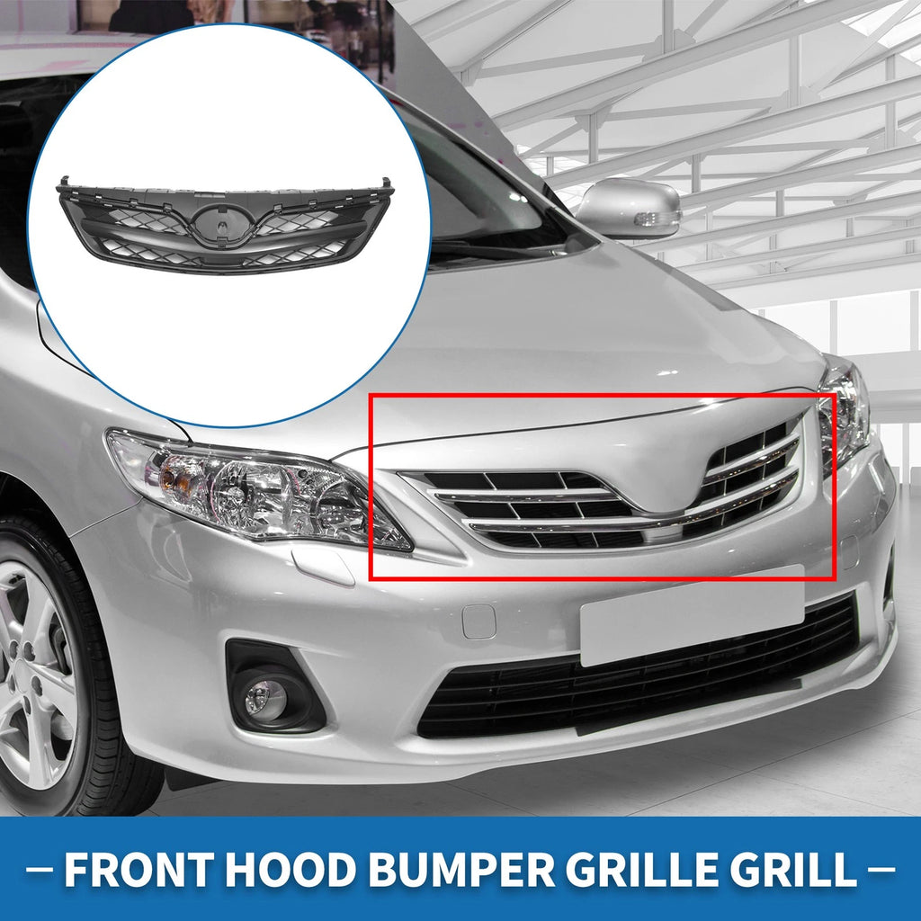 Front Hood Bumper Grille Grill for Toyota Corolla (2010–2010)