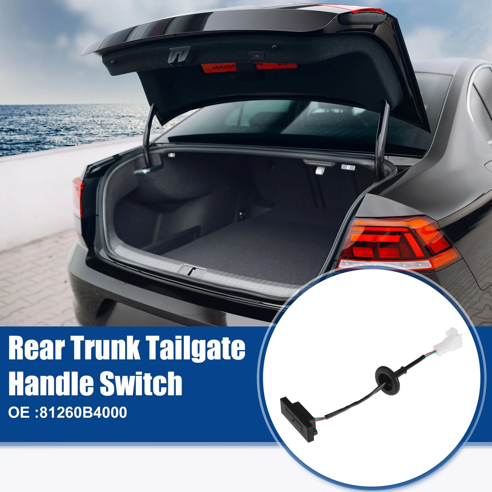 Rear Trunk Tailgate Release Switch Replacement for Hyundai i10 (2013–2021)