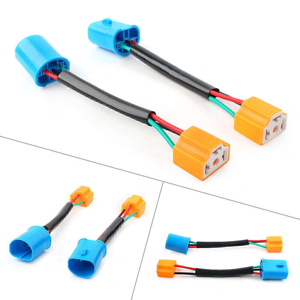 Conversion Wire Harness for 9007 HB5 to 9003 HB2 H4 (2X)
