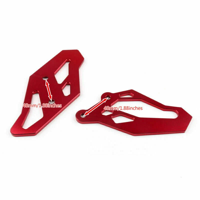 CNC Footrest Rearset Adapter Plates for Yamaha YZF R3 (2015–2016), R25 (2013–2015)