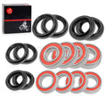 Front & Rear Wheel Bearing Seal Kits for Yamaha Rhino 450 660 700 (2004–2013)