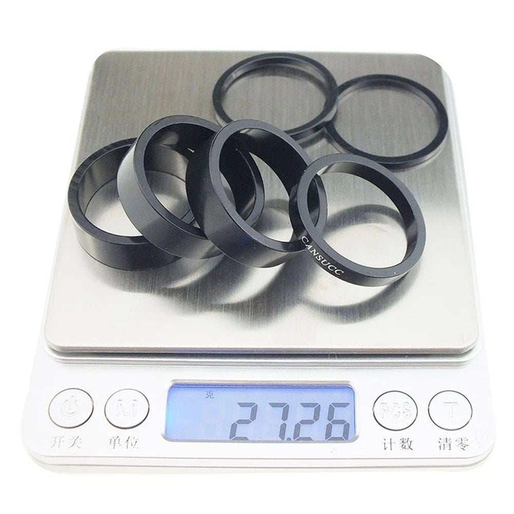1-1/8" Aluminum Spacer Set of 6 for Cycle Headset Steerer