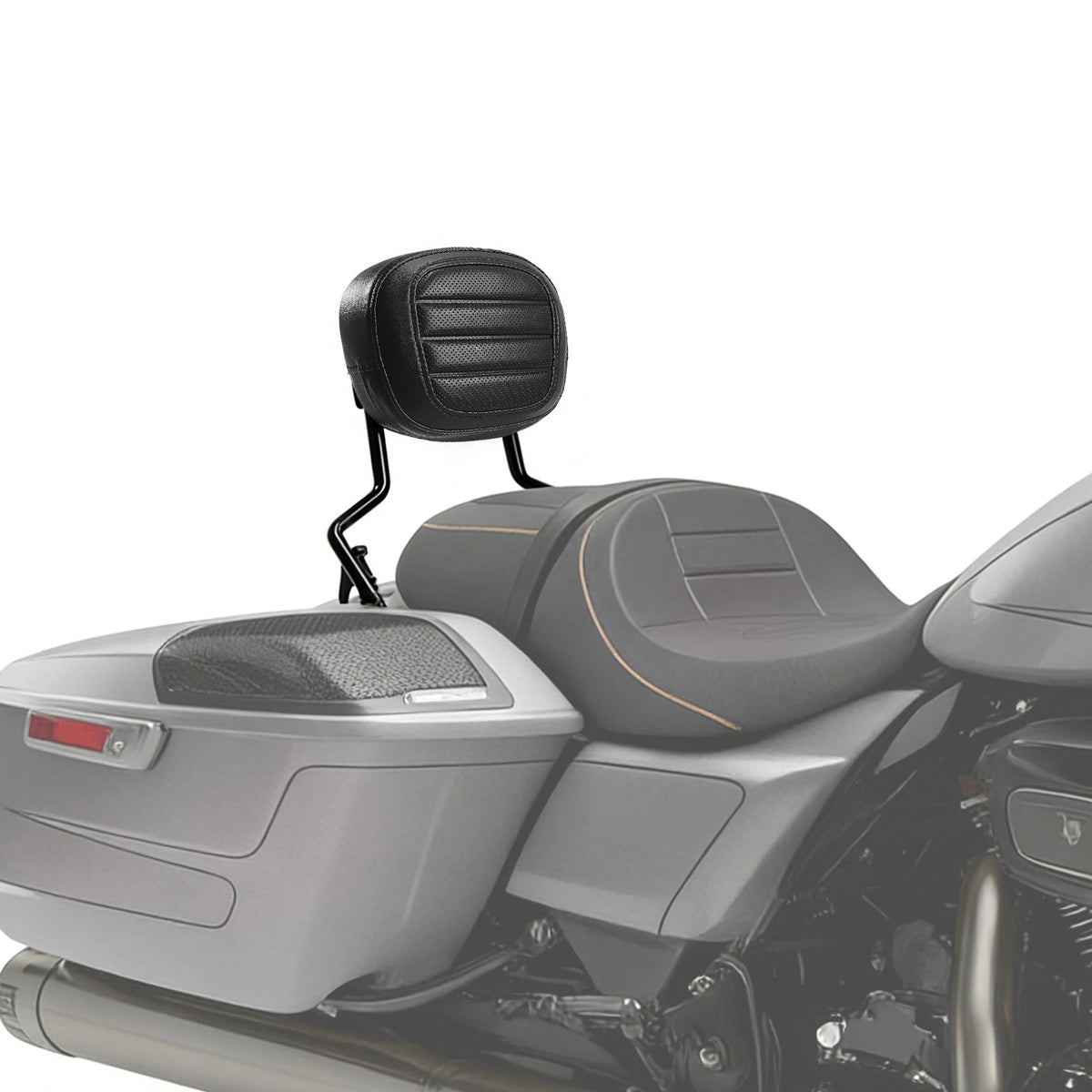 Detachable Sissy Bar Backrest for Harley Touring (2009–2025) 24" Black