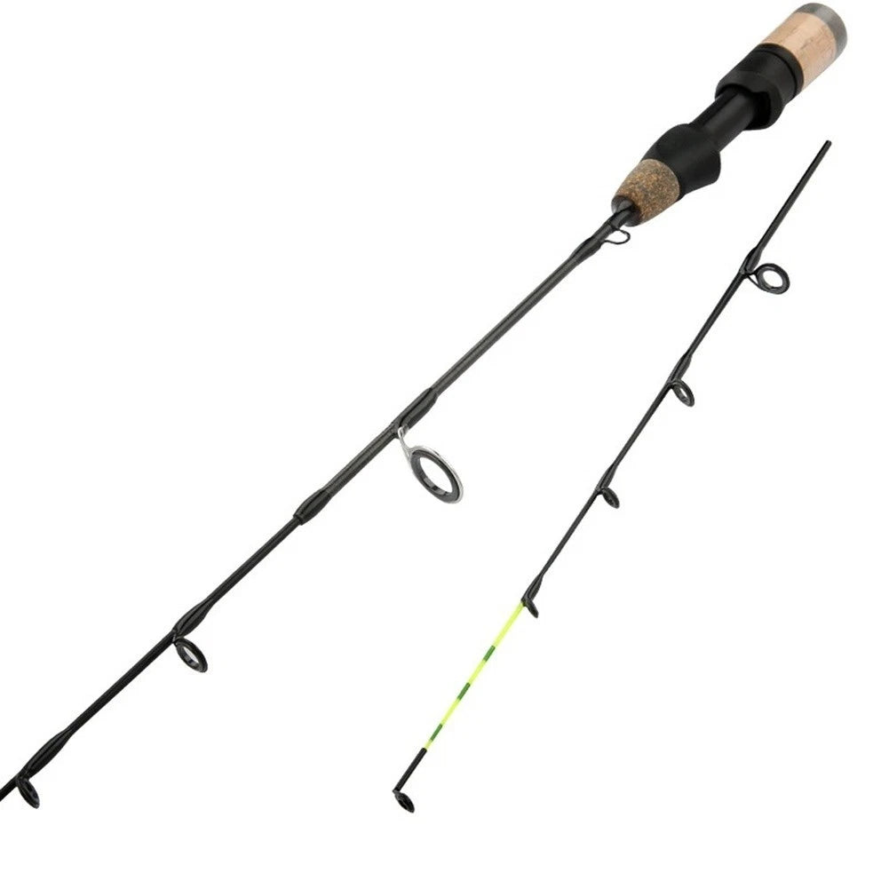 60CM Telescopic Ice Fishing Rod with Soft Action and Two Tips