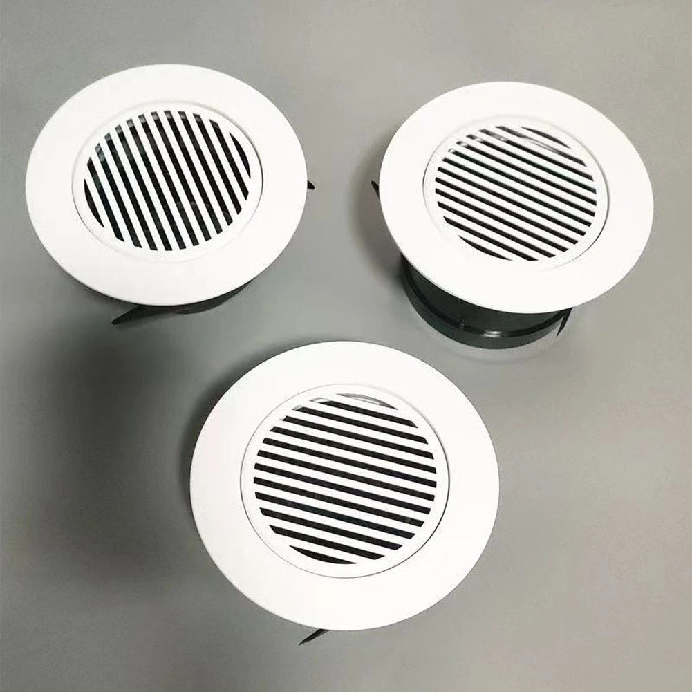 75mm Thin Circular Vent Grille for Fresh Air Outlet Inlet Cover