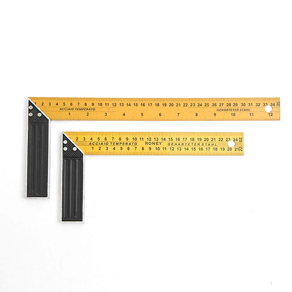 Stainless Steel Ruler Square 90 Degree Angle for Woodworking