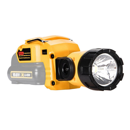 LED Work Light Flashlight Adapter for DeWalt 12V MAX Li-Ion Battery D