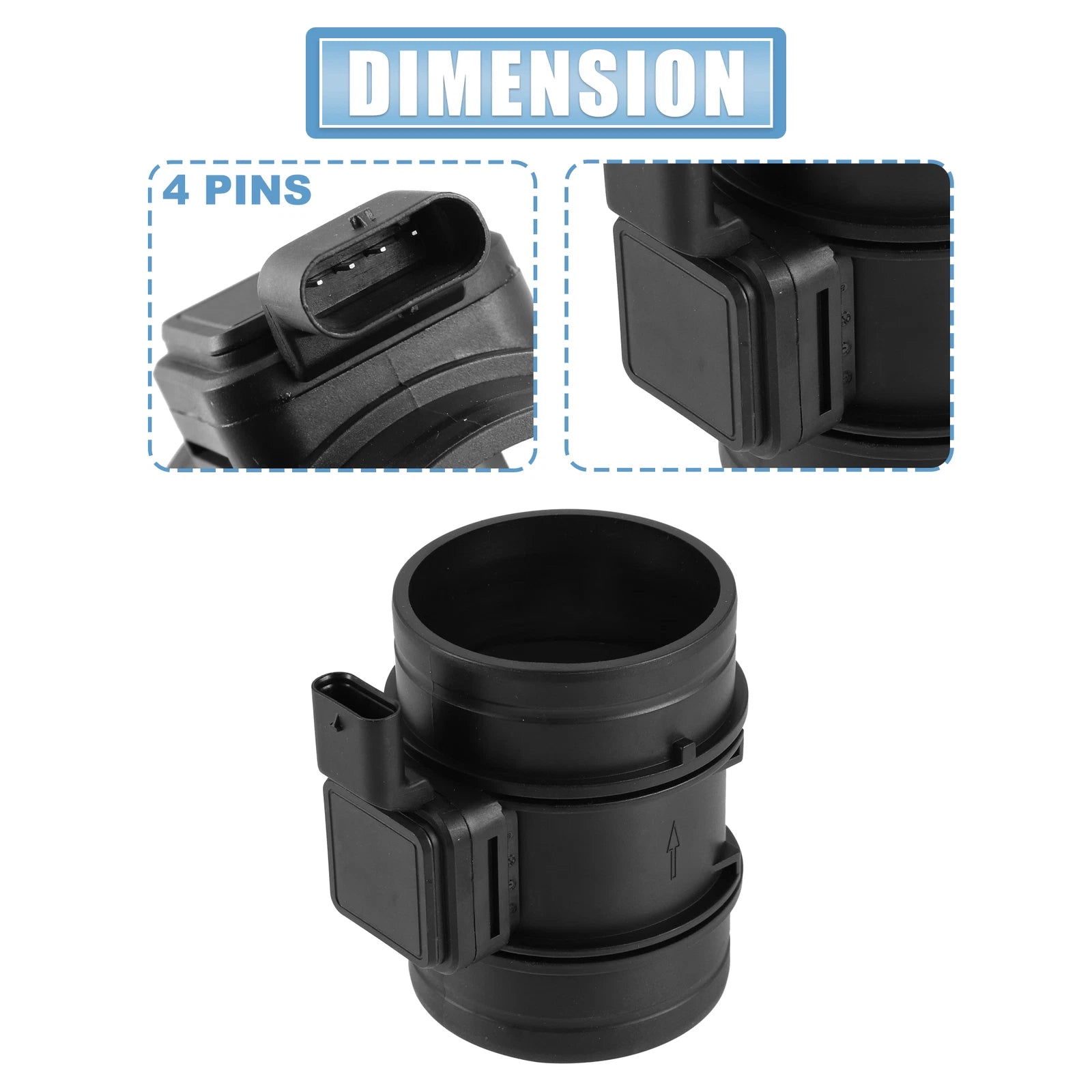Mass Air Flow Sensor for Mercedes-Benz (5WK97013)