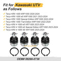 Set of 2 Heavy Duty Ball Joints for Kawasaki Teryx KRX 1000 (2020–2024) 59266-0738