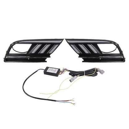 3 Colors LED Daytime Running Lights DRL for VW Jetta MK7 (2016–2018)