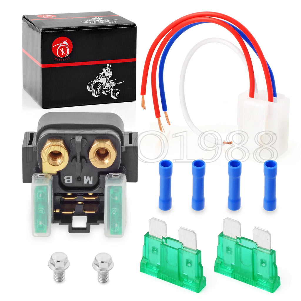 Starter Solenoid Relay & Plug for Yamaha Road Star S 1700 XV1700 (2008–2014)