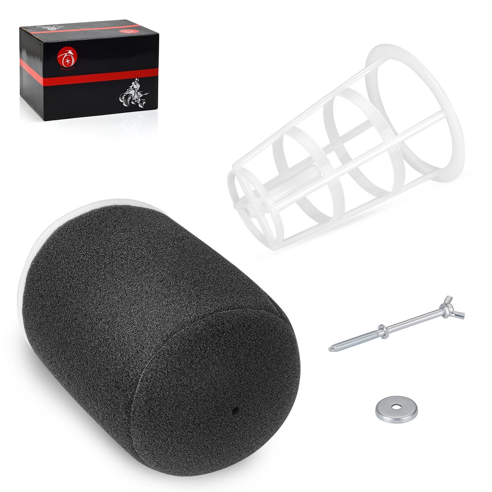 Air Filter Cleaner & Cage Guide Bolt Kit for Yamaha YFZ450R YFZ450RSE (2009–2024)