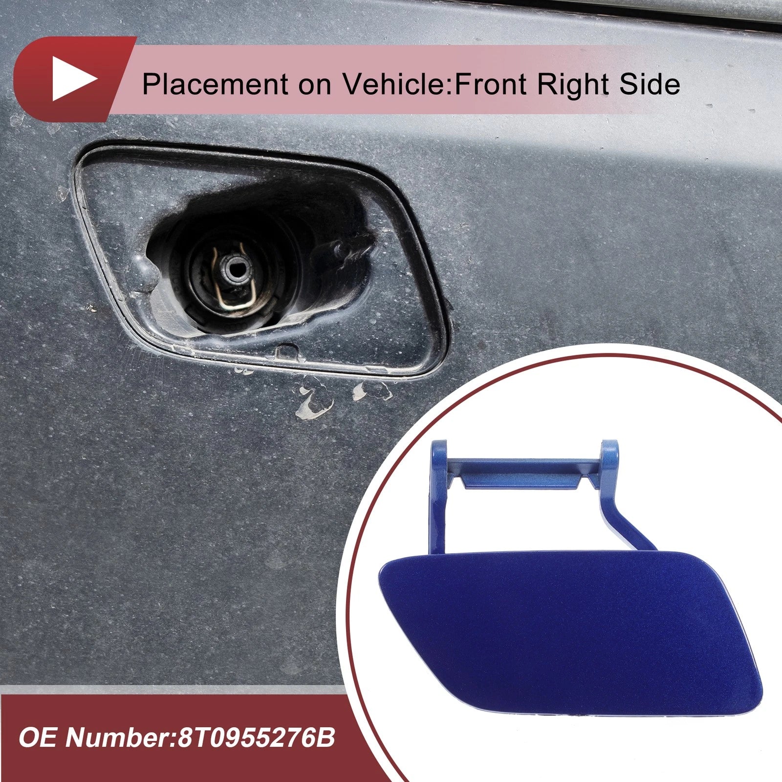 Washer Nozzle Cover Cap Front Right for Audi A5 (2012–2017)