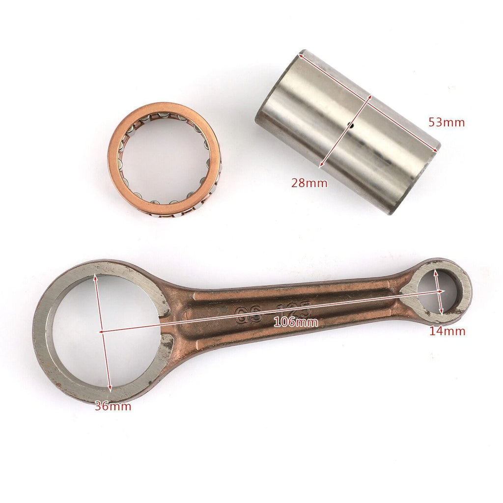 Connecting Rods Crank Kit for Suzuki CS125 SP125 ALT125 LT125 DR100 (–) 12105-05821