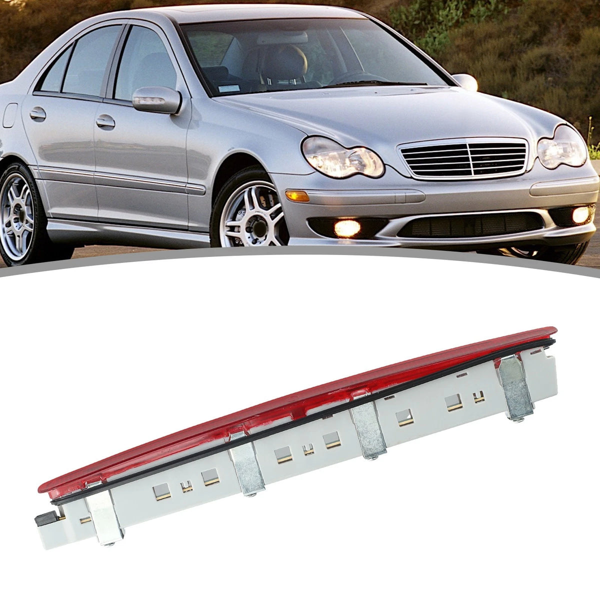 3rd Brake Light for A2038201456 Red Lens