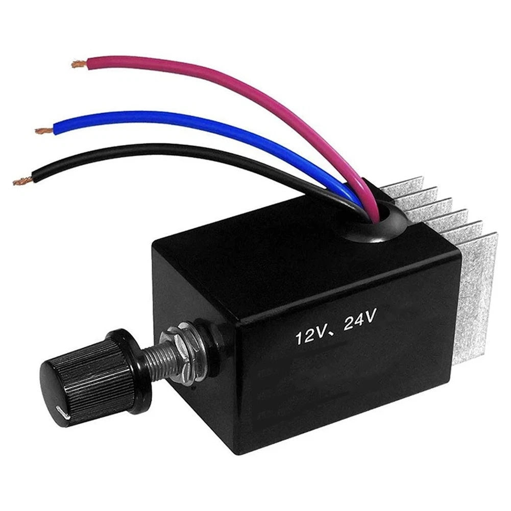 DC Motor Controller with Metal Heatsink for Compact Size Vehicles