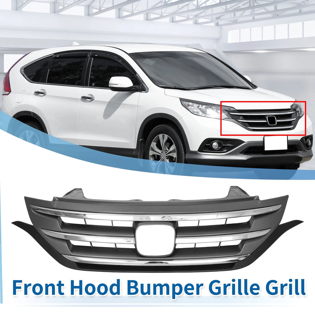Front Upper Bumper Grille Grill Replacement for Honda CR-V (2012–2014)