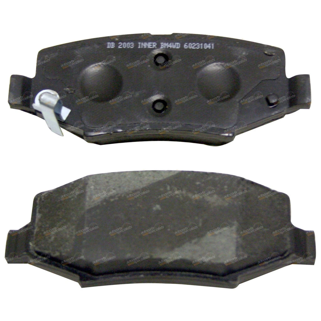 Bendix Rear Disc Brake Pad Set for Jeep Wrangler JK (2007–2018)