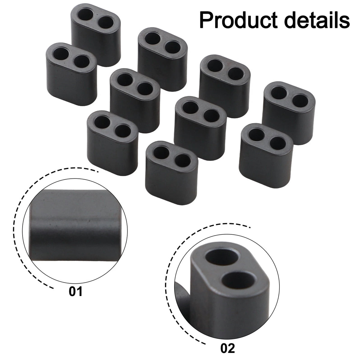 Set of 4 Toroids Ferrite Cores for RF Circuits