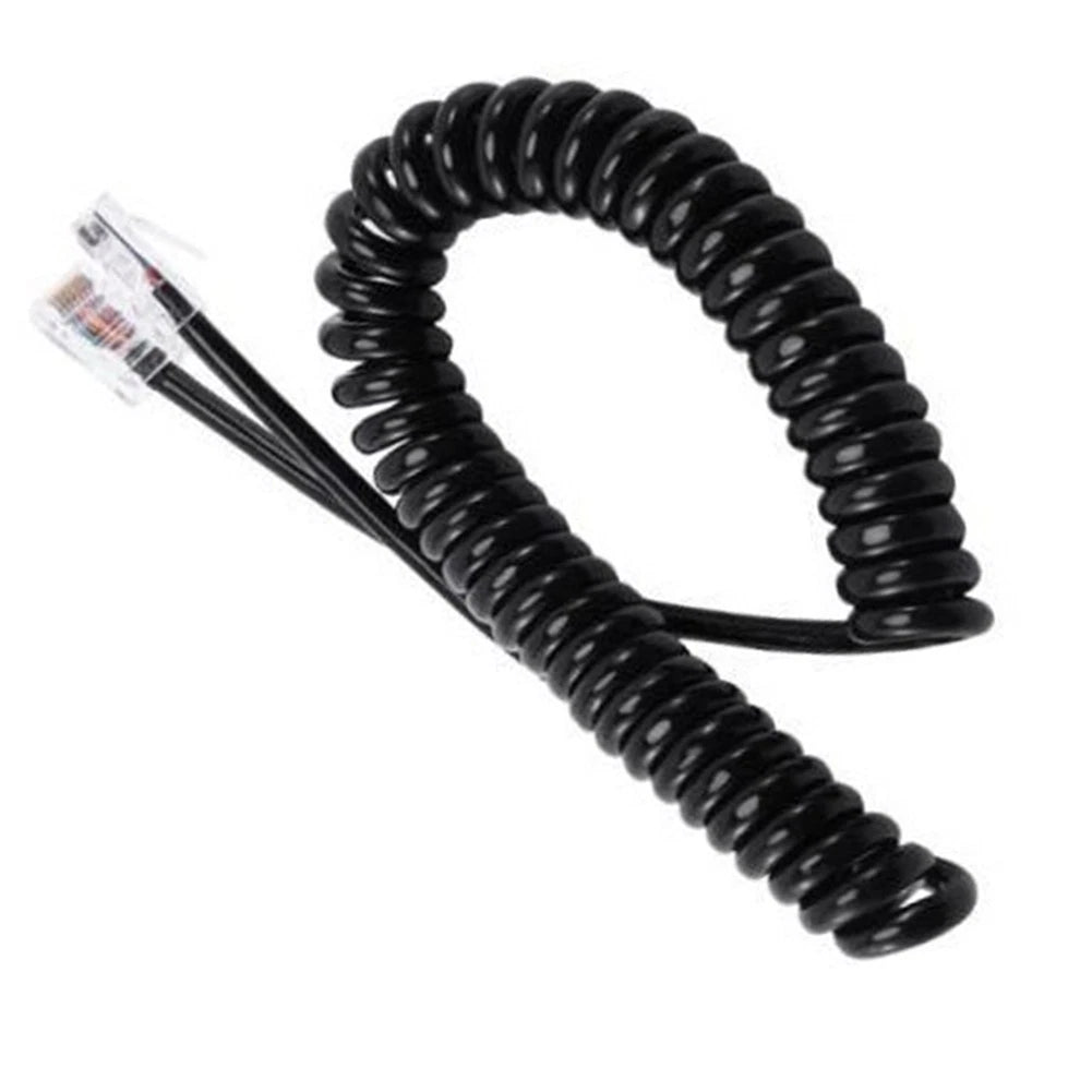 8-Pin Microphone Accessory Cable for Car Communication (6 Feet)