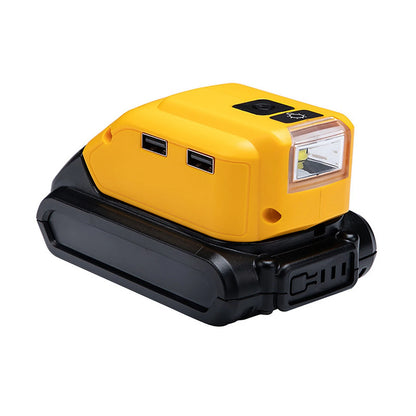 DCB090 Battery Adapter for DEWALT 14.4V/20V MAX (USB Power Source Charger)
