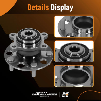 Rear Wheel Bearing Hub for Honda Civic (2006–2011) 1411-02440, 5 Bolt ABS