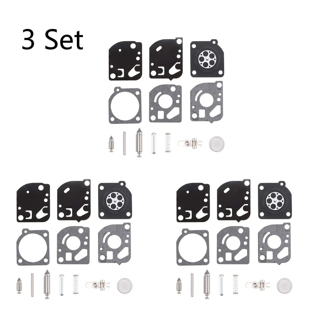 3X Carburetor Carb Kit for Zama RB-52, C1Q-P18, C1Q-P22, Echo PB-1000, PB-1010
