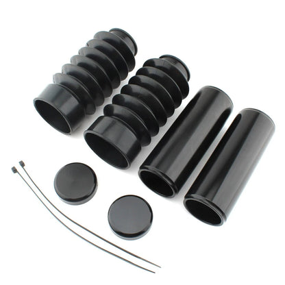 Front Fork Cover Tube Cap Kit Protector For Harley-Davidson Street Bob 2018-2024