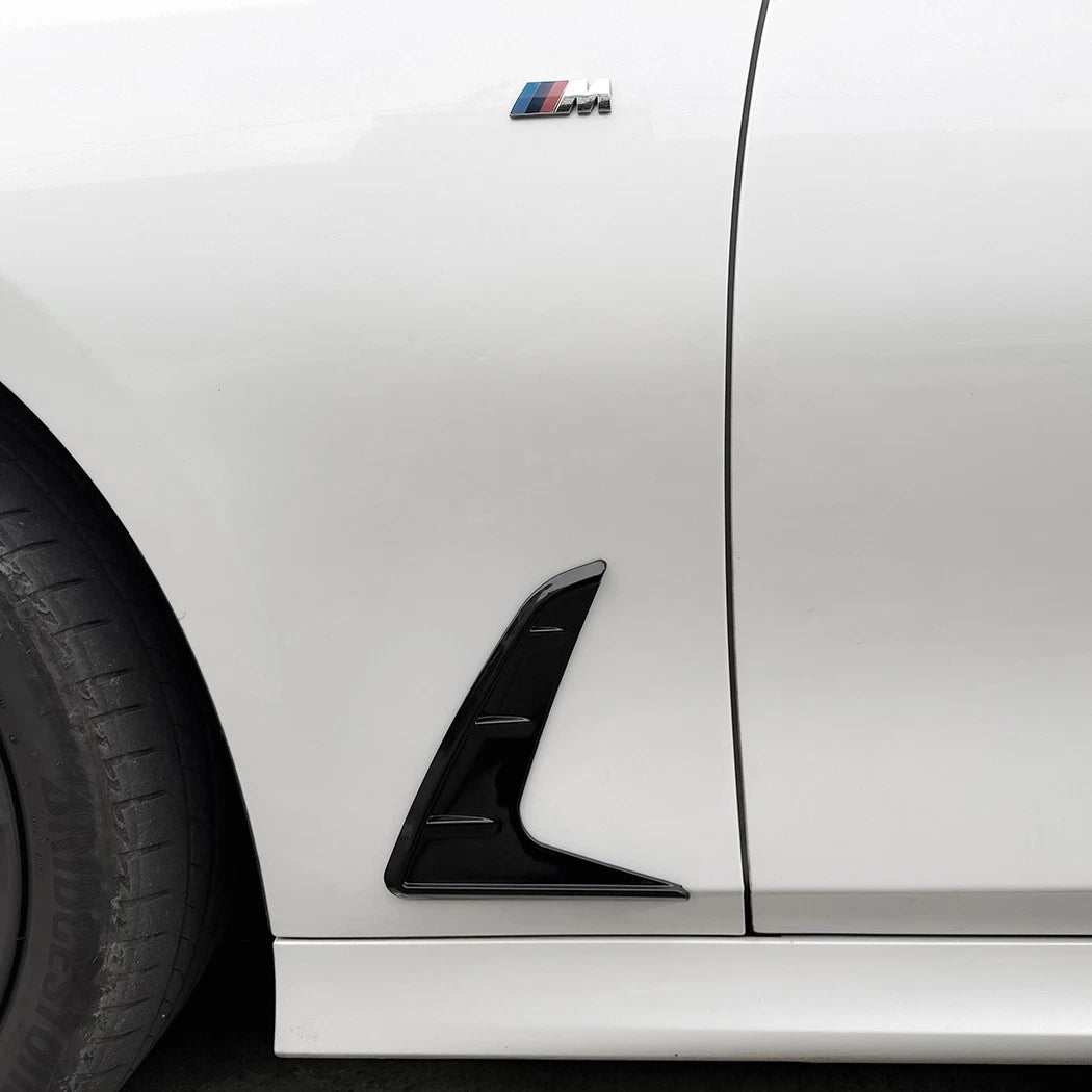 Fender Louvers for BMW 3-Series G20 G21 (2019–Present) Black Scoop Splitter