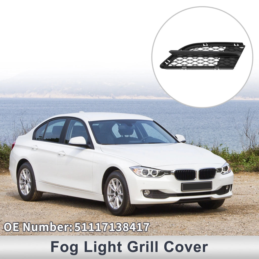 Car Front Left Fog Light Grill Replacement for BMW 335i (2008–2012)