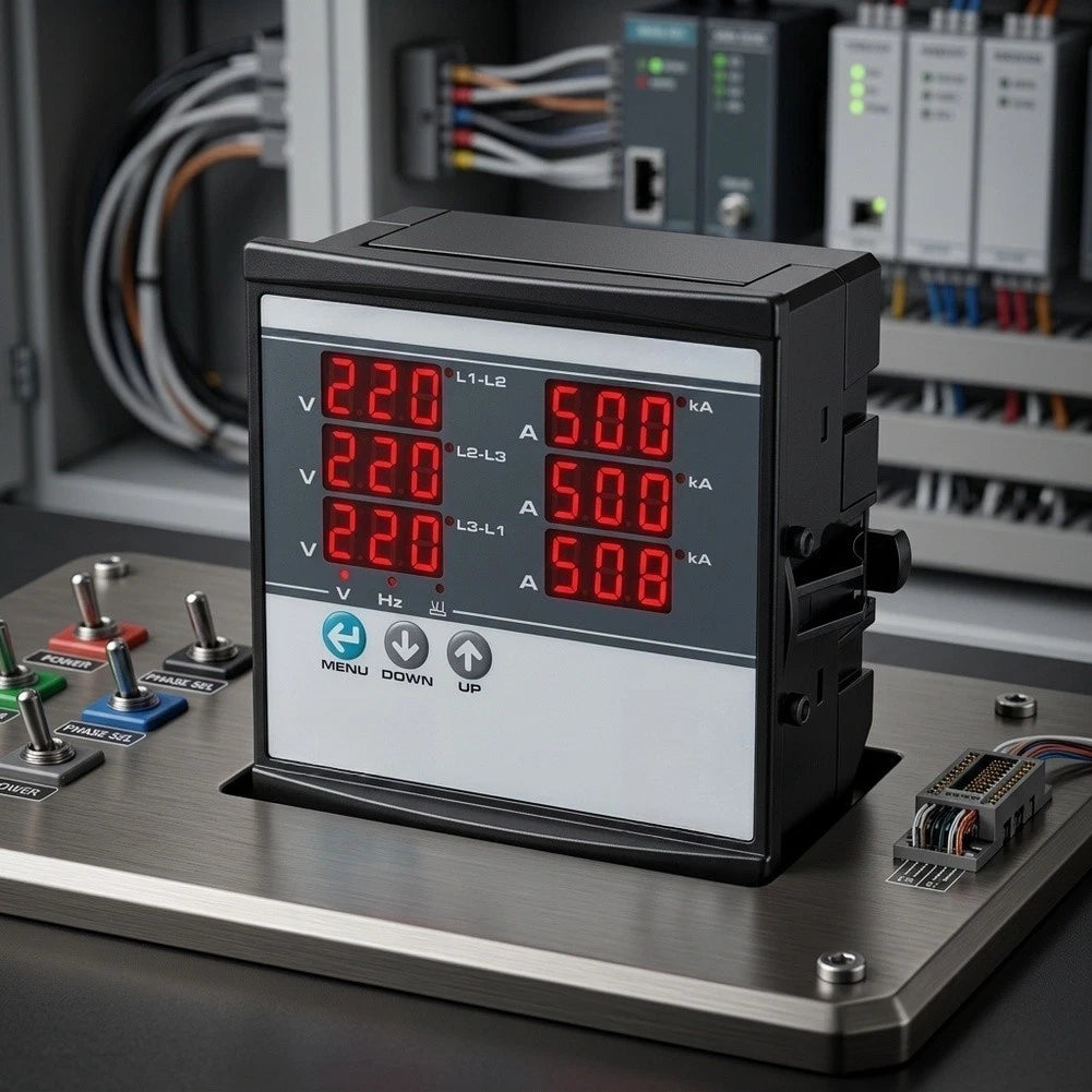 SEM-06 Digital Ammeter for Industrial Control Panels (220V AC)