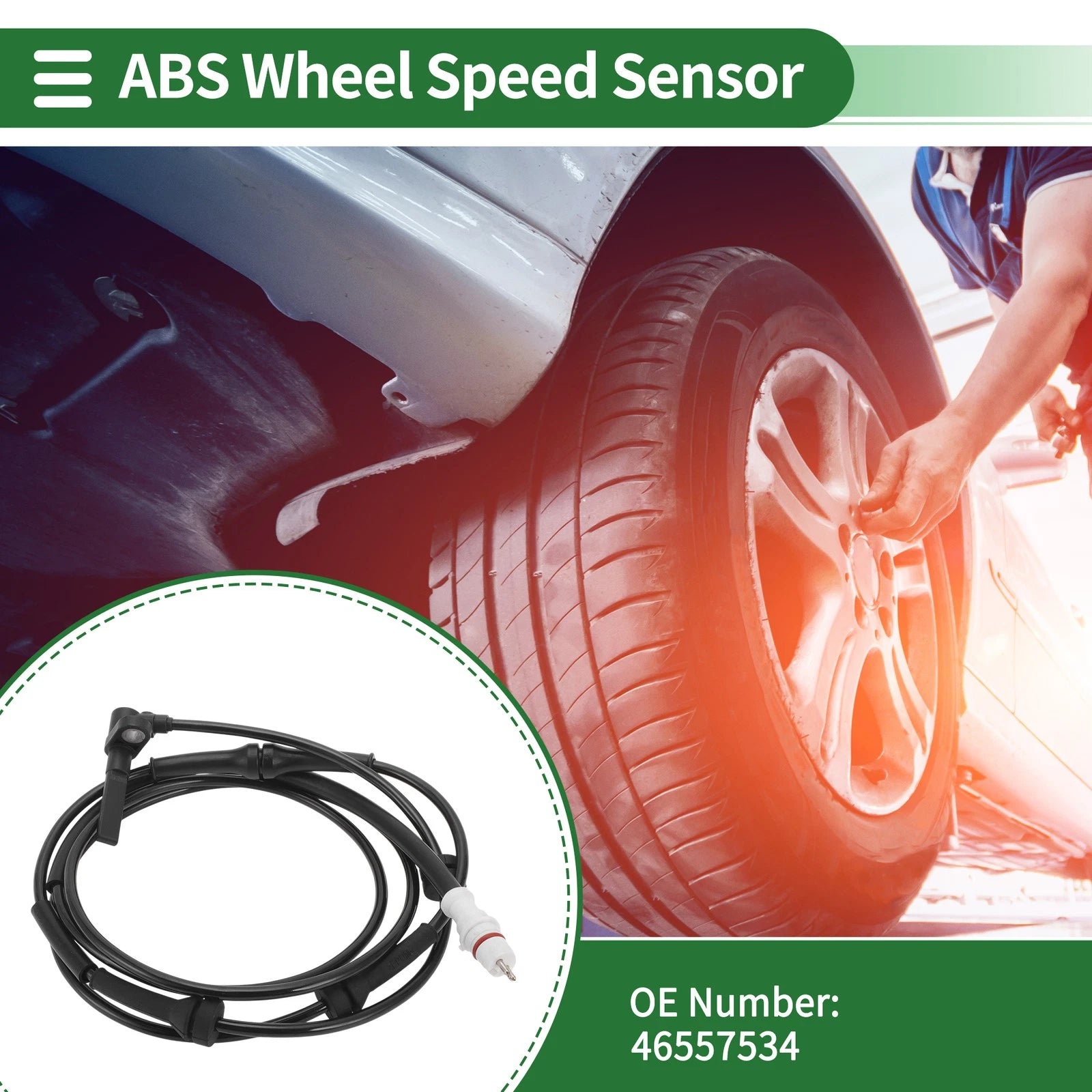 ABS Wheel Speed Sensor No. 46557534 for Alfa Romeo 147 (2000–2010)