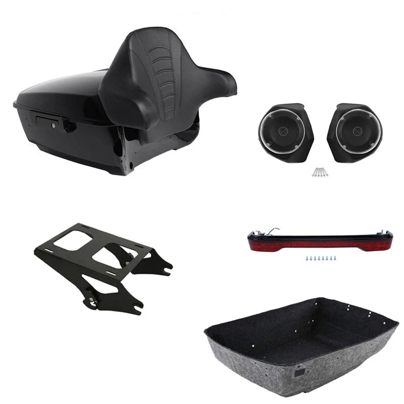 Backrest Mount Speakers for Harley Touring (2014–2026)