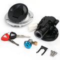 Ignition Switch Fuel Gas Cap Lock Set Key for Kawasaki ZX6R ZX10R (2011–2019) T9