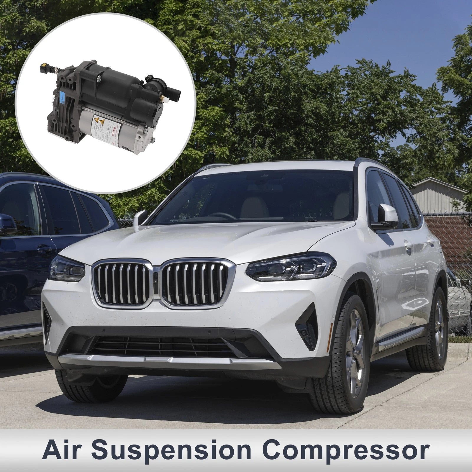 Air Suspension Compressor OEM Replacement for BMW X5 (2007–2013)