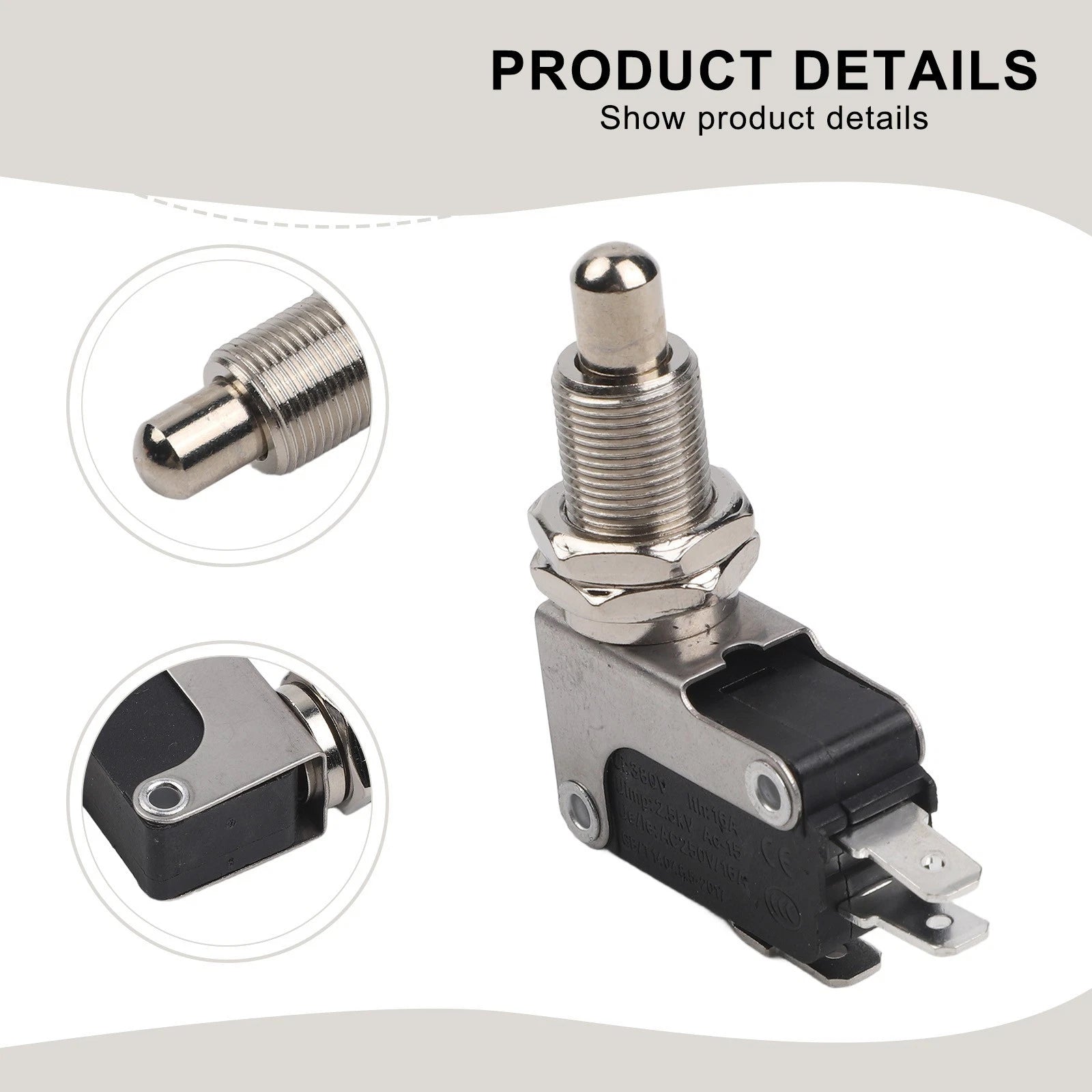 V161CQ Panel Type Limit Fretting Switch for Robotics