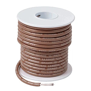 100' Ancor 101810 Tan 16 AWG Tinned Copper Wire