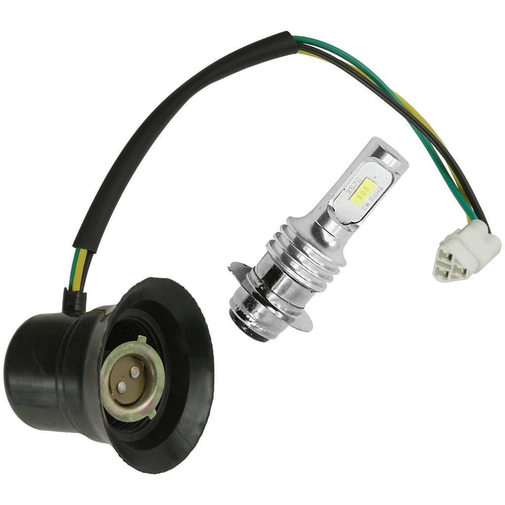 Headlight Socket and LED Bulb Replacement for Yamaha Wolverine 350 (2003–2005)