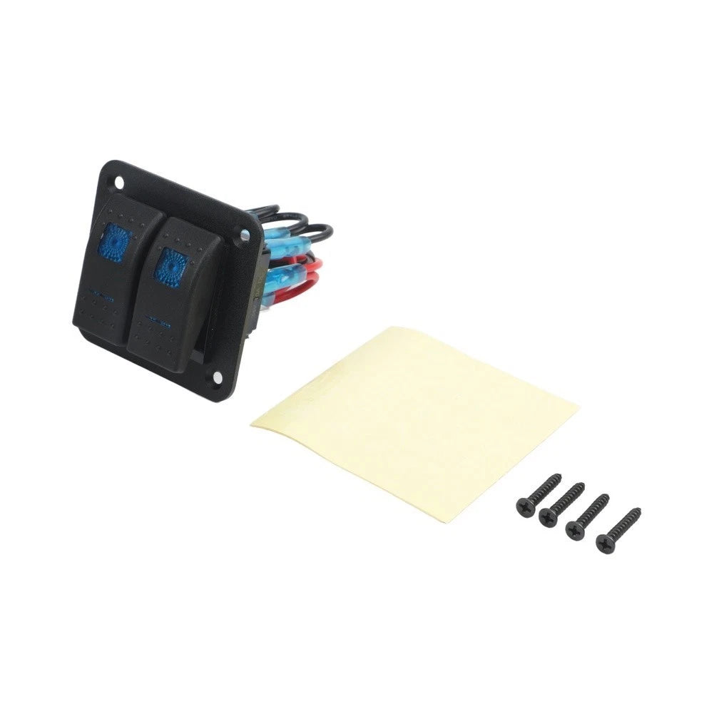 Rocker Switch Panel for Quick Control of Electrical Devices (12V 24V)